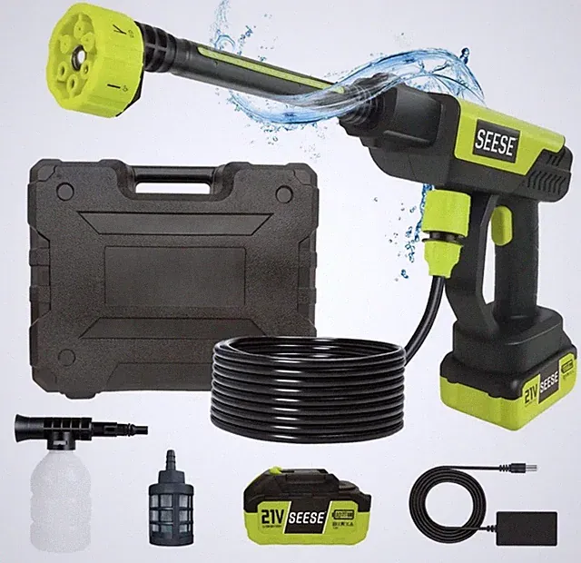 SEESE Cordless Pressure Washer Kit