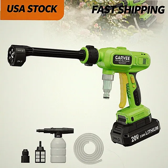 Self-Priming Cordless Portable Pressure Washer Brushless Motor Cleaner Car Patio