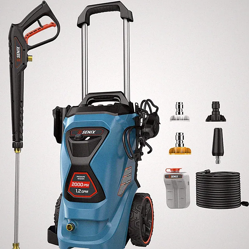 Senix 2000 Psi Electric Pressure Washer 1.2 Gpm Compact Power Cleaner W/ 4