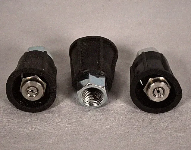 Set of (3) NEW Pressure Washer Nozzles #25050 w/ Protectors 1/4" Female NPT