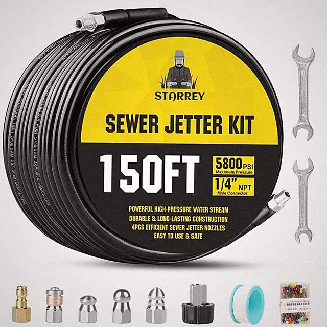 Sewer Jetter Kit 150FT Pressure Washer