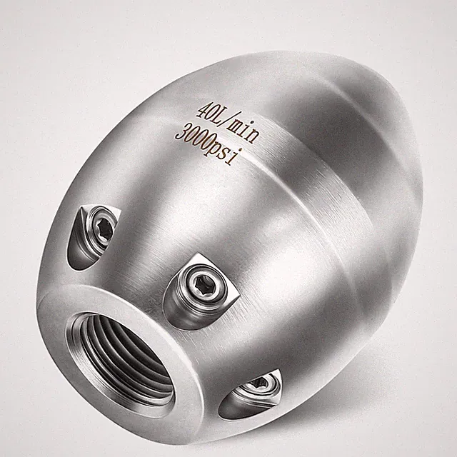 Sewer Jetter Nozzle for Pressure Washer, 3/8" NPT Internal Thread Strong Shot...