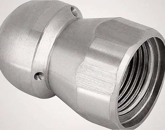 Sewer Jetter Nozzle Kit Stainless Steel 3/8 Inch 4000 PSI Hydro Jet Drain Cle...
