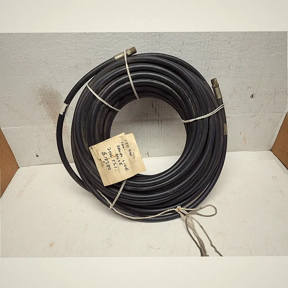 Sewer line Hose 100ft Pressure Washer Sewer Jet Hose Black 2400 PSI
