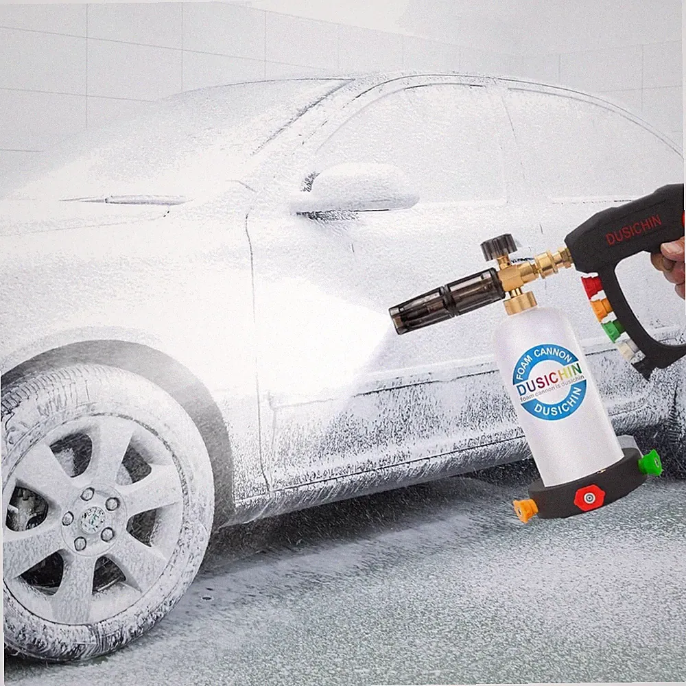 SFL-001 Foam Cannon Snow Foam Lance Pressure Washer Jet Wash Quick Release Ad...