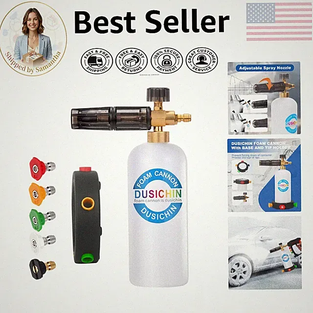 SFL-001 Foam Cannon with Adjustable Nozzle for Ultimate Car Care and Cleaning