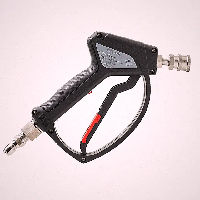 SGS28 Pressure Washer Trigger with Installed Stainless Steel Connection Fitti...
