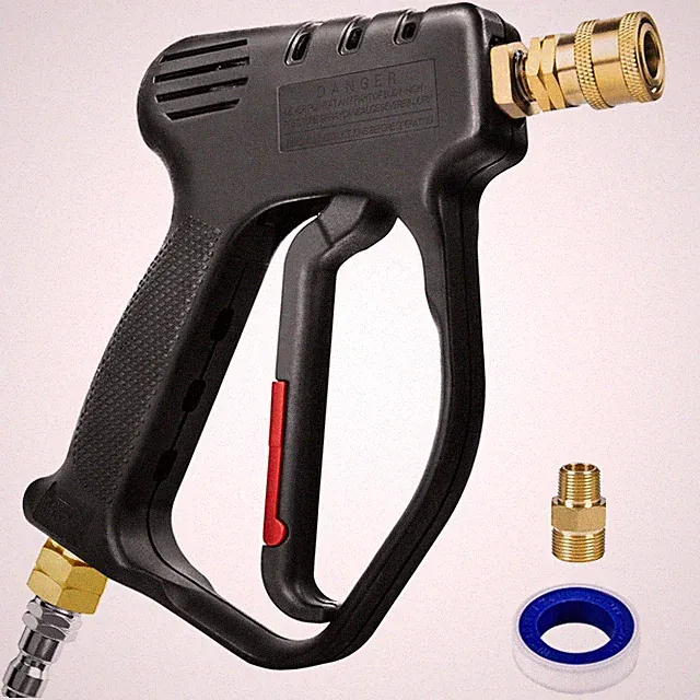 Short Pressure Washer Gun, 4000 PSI High Power Washer Spray Gun, 10.5 GPM Foa...