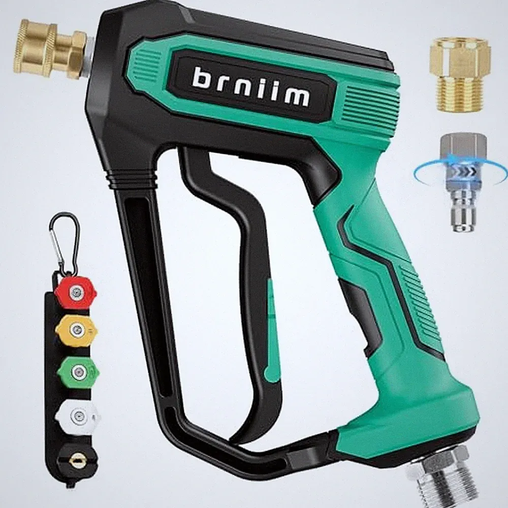 Short Pressure Washer Gun​​ Pro - 5000 PSI/10.5 GPM Heavy-Duty &#820