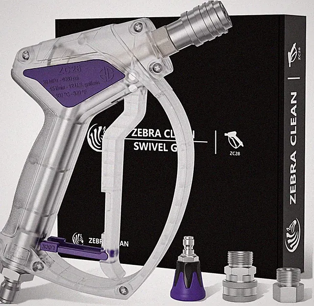 Short Pressure Washer Gun, Swivel Power Washer Gun 4060 PSI, Stubby Pressure Was