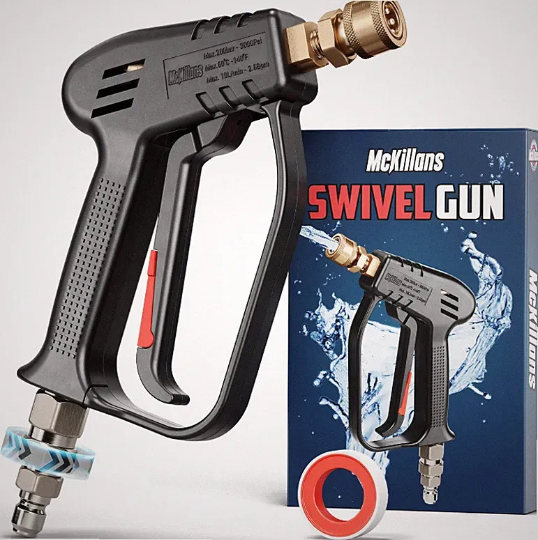 Short Pressure Washer Gun With Swivel Gun Car Wash McKillans Water Stubby