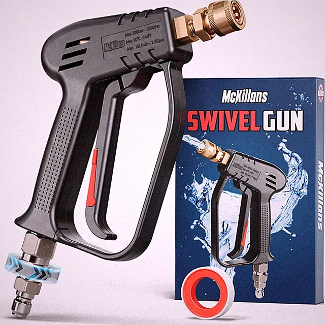 ® Short Pressure Washer Gun with Swivel - High Pressure Water Handle with 3/8...