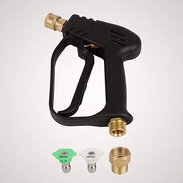 Short Pressure Washer Pump Gun M22-14mm Inlet Stubby High Pressure Handle Gun