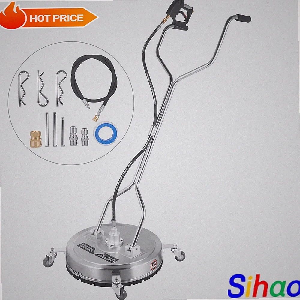🔥SIHAO New Surface cleaner for pavers with adapter High pressure cleaner 18"