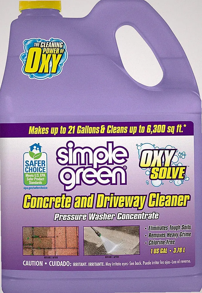Simple Green Oxy Solve Concrete and Driveway Pressure Washer Cleaner, Purple, Un