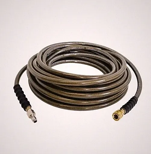 Simpson 3/8in 4,500 Max psi -Steel Braided Pressure Washer Hose 100' Long