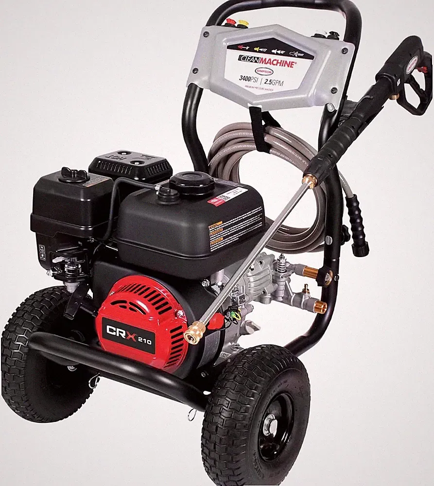 Simpson 3400 PSI Gas Pressure Washer, 2.5 GPM Residential Power Washer