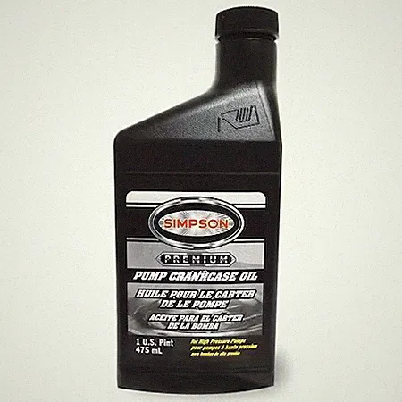 simpson pressure washer oil