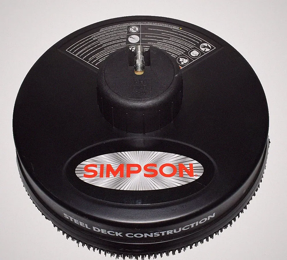 Simpson 80165 15" 3700 PSI Cold Water Pressure Washer Surface Cleaner New!
