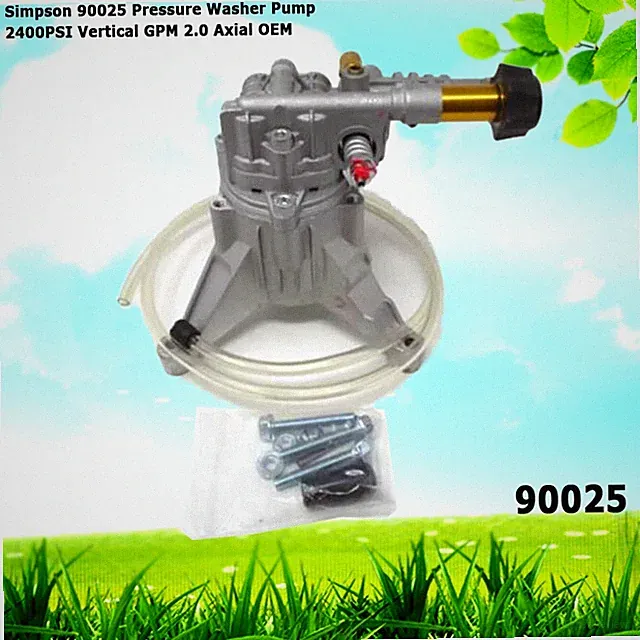 Simpson 90025 Pressure Washer Pump 2400PSI Vertical GPM 2.0 Axial OEM