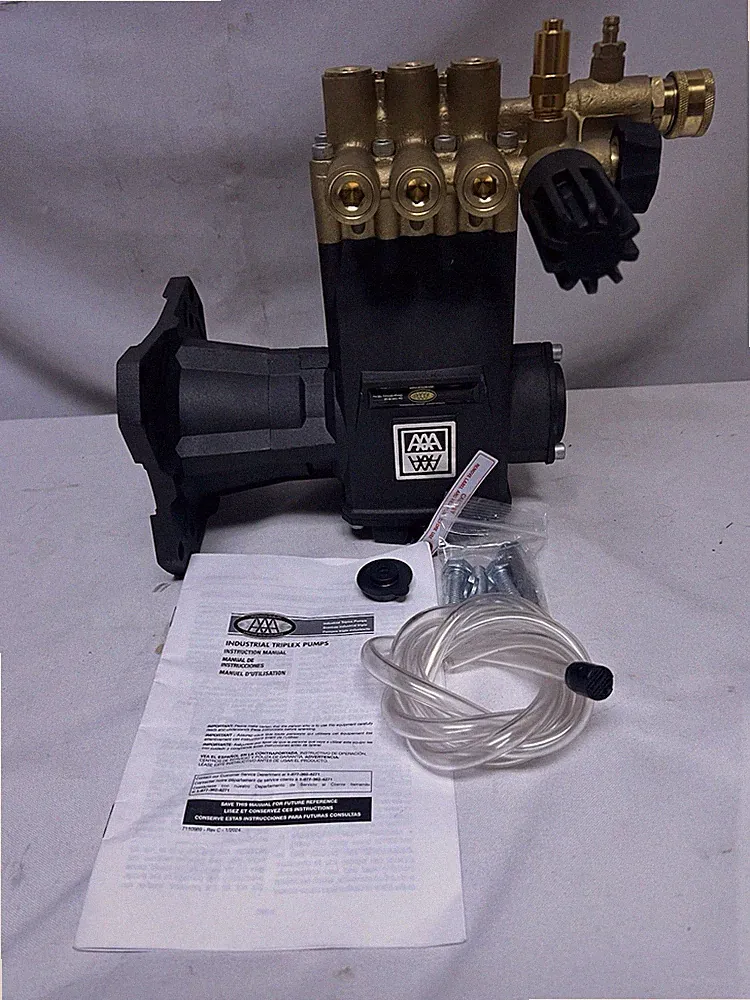 Simpson AAA 530060 Pressure Washer Pump Triplex 3.5GPM @ 4000PSI Max 1" Shaft