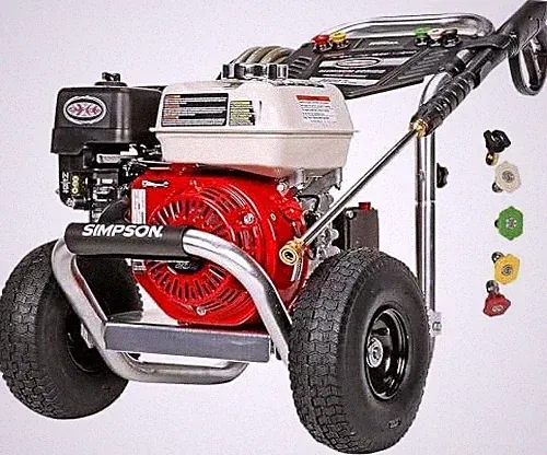 Simpson Aluminum Series 3600 PSI Gas Pressure Washer, 2.5 GPM, Honda GX200