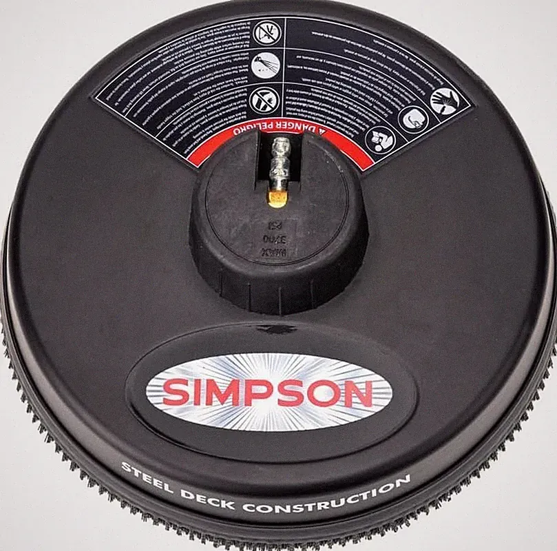 Simpson Cleaning 15" Steel Pressure Washer Surface Cleaner | Driveway Cleaner, C