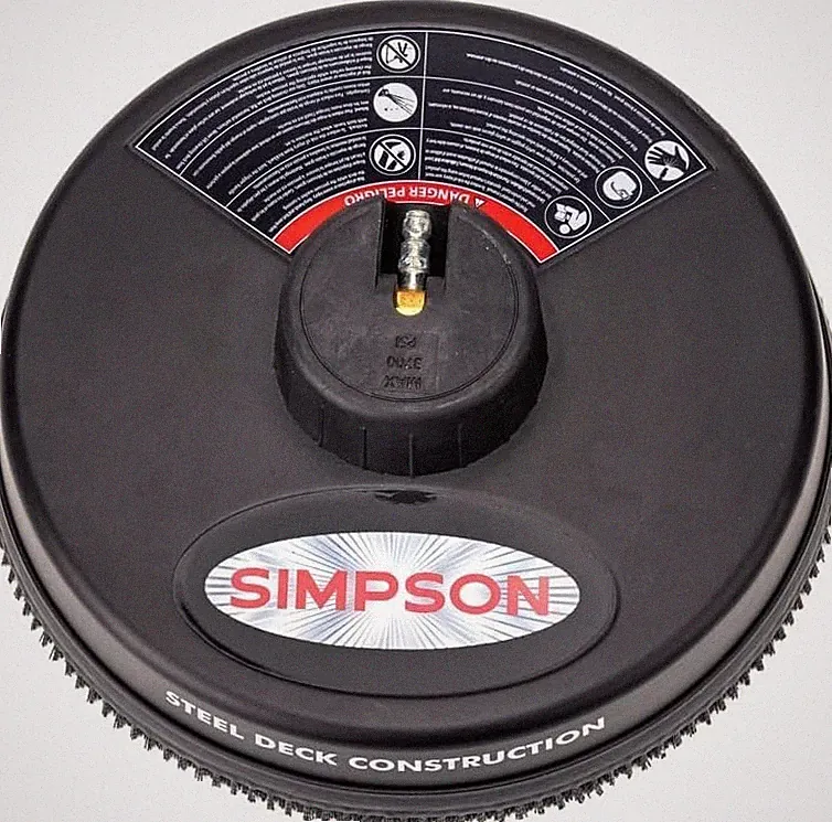 Simpson Cleaning 15" Steel Pressure Washer Surface Cleaner | Driveway Cleaner...