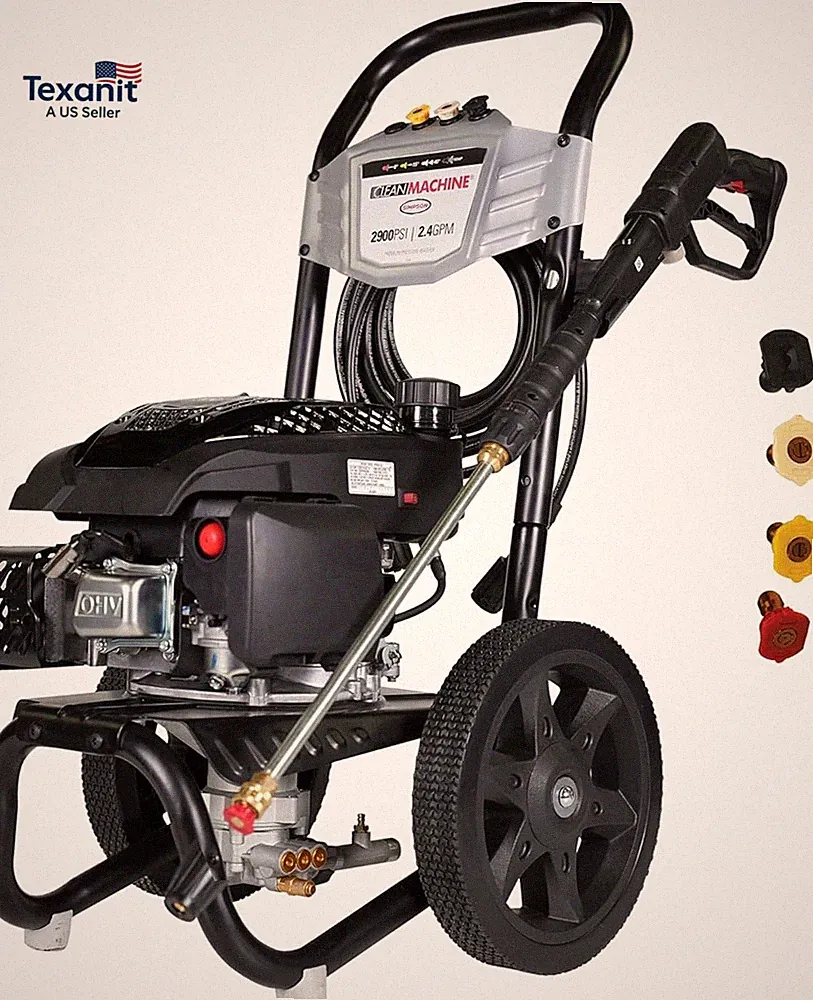 Simpson Cleaning 2900 PSI Gas Pressure Washer, 2.4 GPM Residential Power Washer