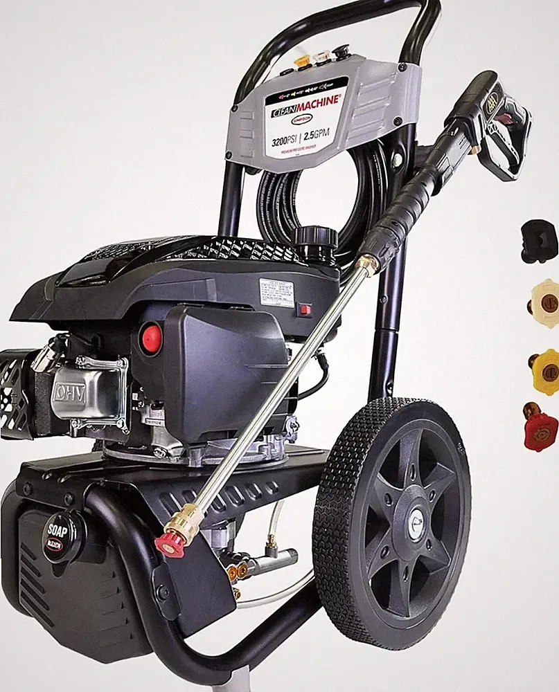 Simpson Cleaning 3200 PSI Gas Pressure Washer, 2.5 GPM Residential Power Washer