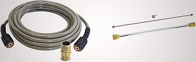 Simpson Cleaning 40224 Morflex Series 3300 PSI 25-Foot Pressure Washer Hose and