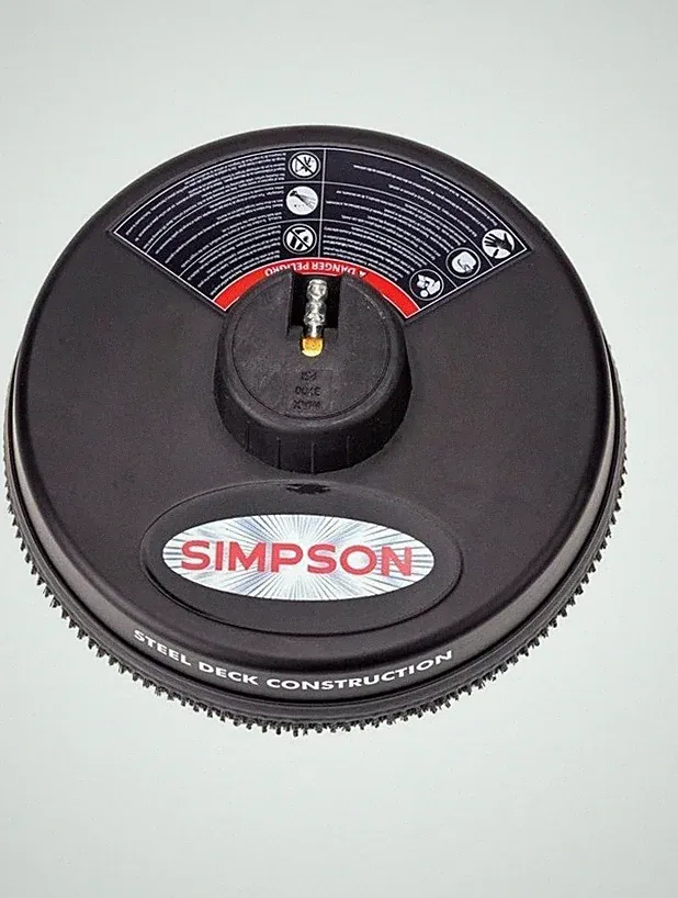 Simpson Cleaning 80165 Universal 15" Steel Pressure Washer Surface Cleaner 🔥