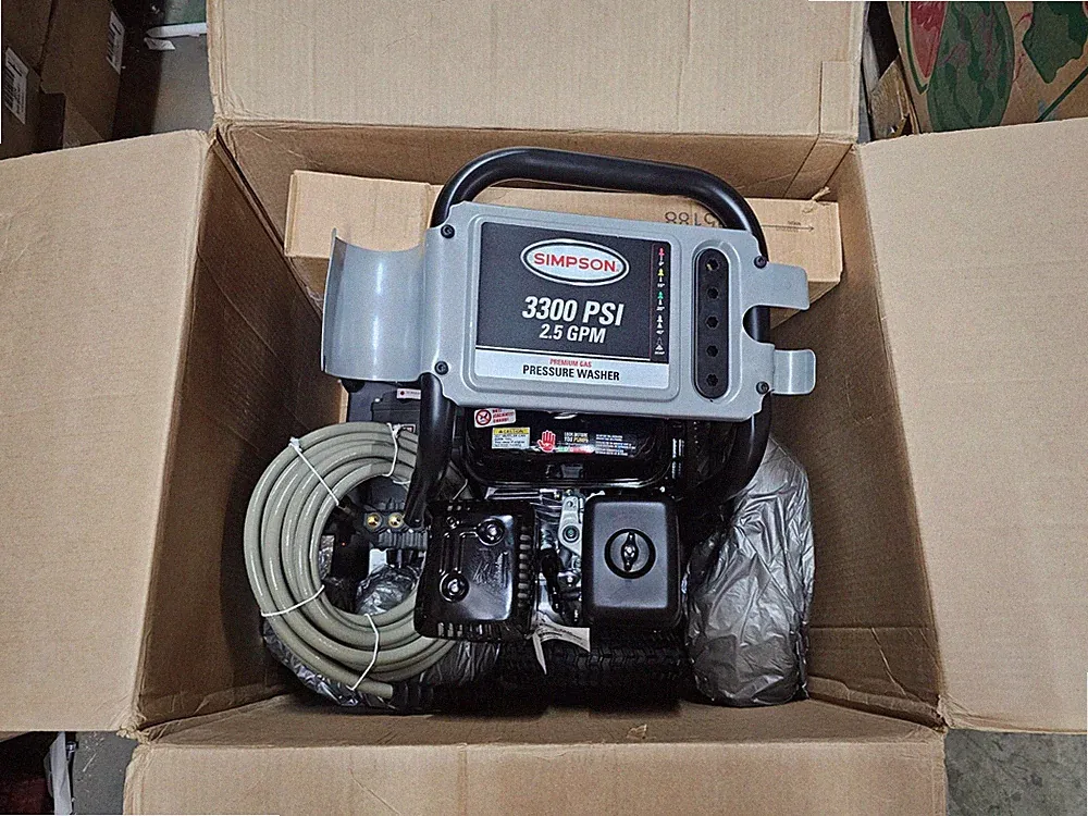 SIMPSON Cleaning PS3228-S PowerShot 3300 PSI Gas Pressure Washer, 2.5 GPM Black