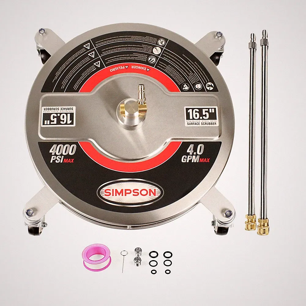Simpson Cleaning Universal 16.5" Pressure Washer Surface Cleaner, Stainless S...