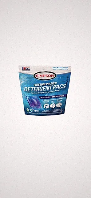 SIMPSON Pressure Washer Detergent Pods, 10 Pod Bag, Heavy-Duty, Multi-Purpose