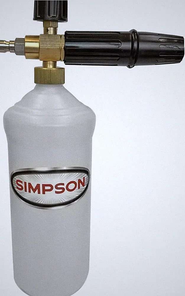 Simpson Pressure Washer Foam Cannon, 1/4" Quick Connect, 1 Liter, 80271 | Adjust