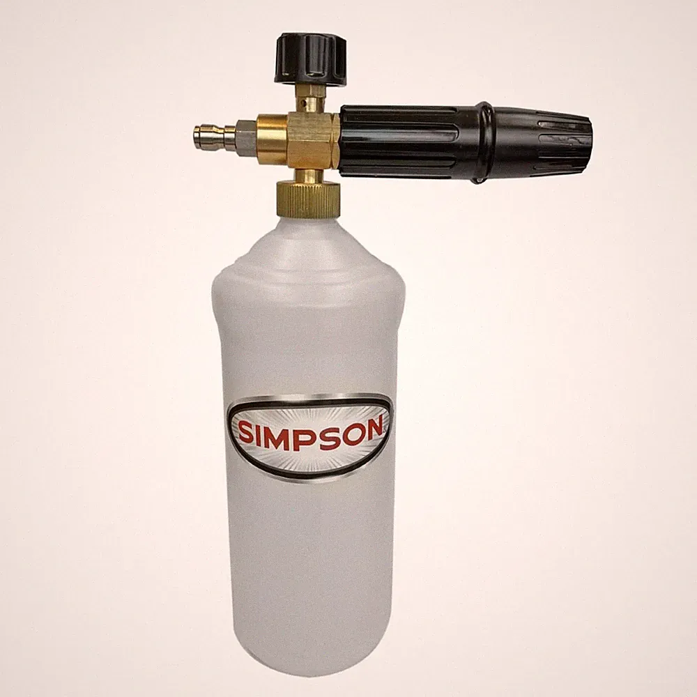 Simpson Pressure Washer Foam Cannon, 1/4" Quick Connect, 1 Liter, 80271