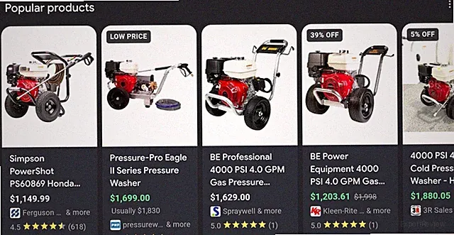SIMPSON PRO Series Gas Pressure Washer w/ Hoses, Wheel-Mounted