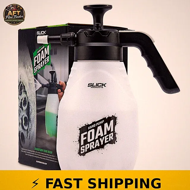 Slick Products 70 oz Hand Pump Foam Sprayer for Vehicles