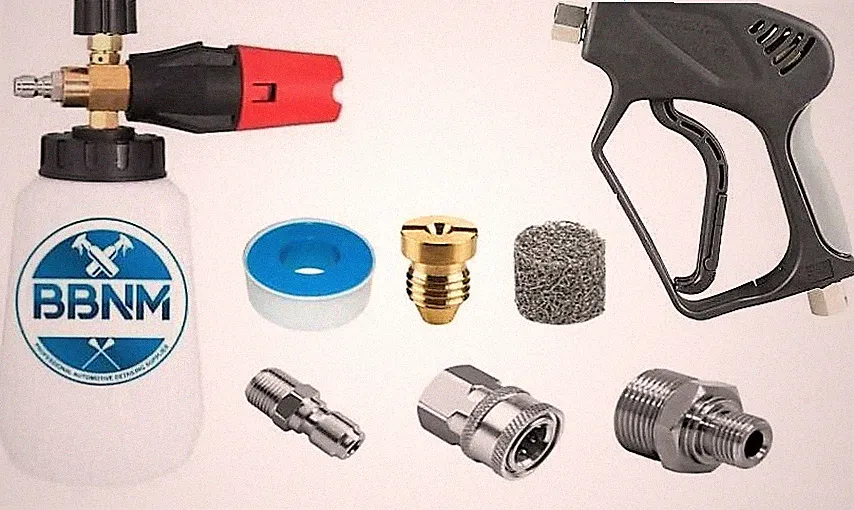 Snow Foam Cannon Pressure Washer Car Wash Quick Release Adjustable 1/4" Kit