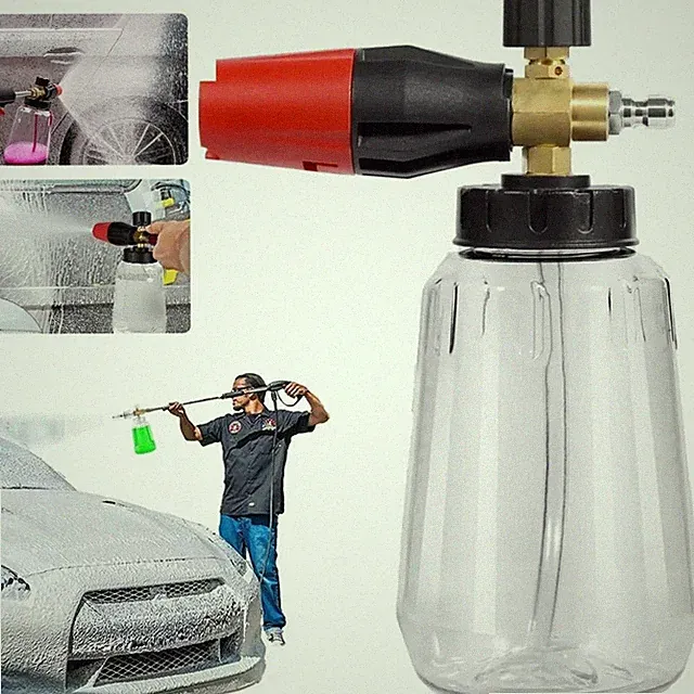 Snow Foam Lance Cannon Bottle Sprayer For Pressure Washer Gun Jet Car Wash Soap