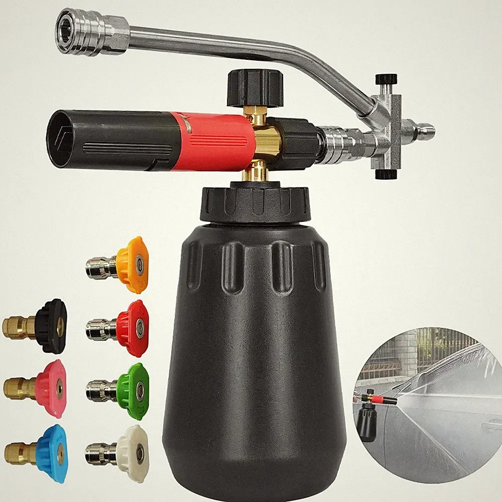 Snow Foam Lance Cannon Soap Bottle Sprayer For Pressure Washer Gun Car Wash NEW