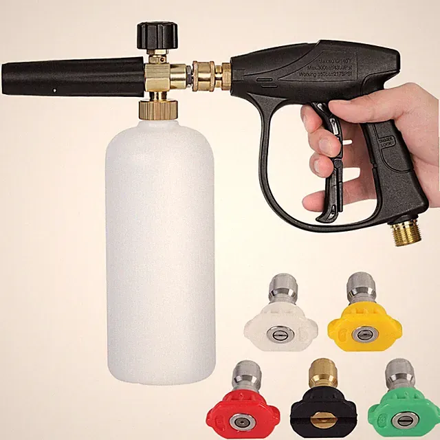 Snow Foam Soap Lance Cannon Pressure Jet Bottle Sprayer Washer Gun Car Washer