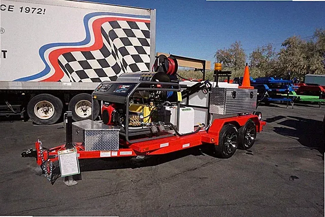 Soft Wash Power Wash Trailer, Pressure Washer Trailer with Soft Wash