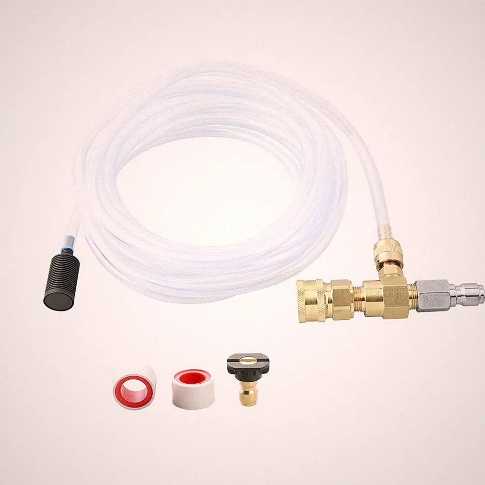 Sooprinse Chemical Injector Kit for High Pressure Washer, 4000 PSI Adjustable...