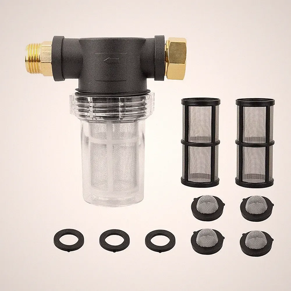 Sooprinse Garden Hose Inlet Filter for High Pressure Washer, 0.75 inches