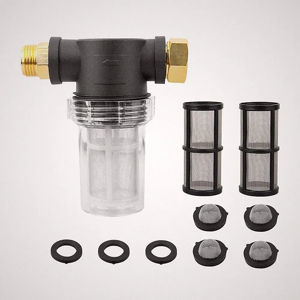 Sooprinse Garden Hose Inlet Filter for High Pressure Washer, 0.75 inches