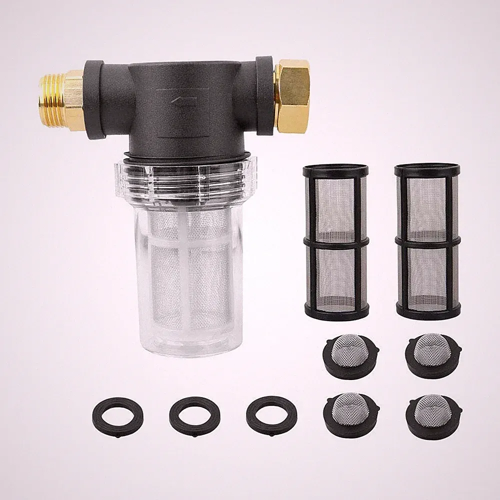 Sooprinse Garden Hose Inlet Filter for High Pressure Washer, Sediment Filter...