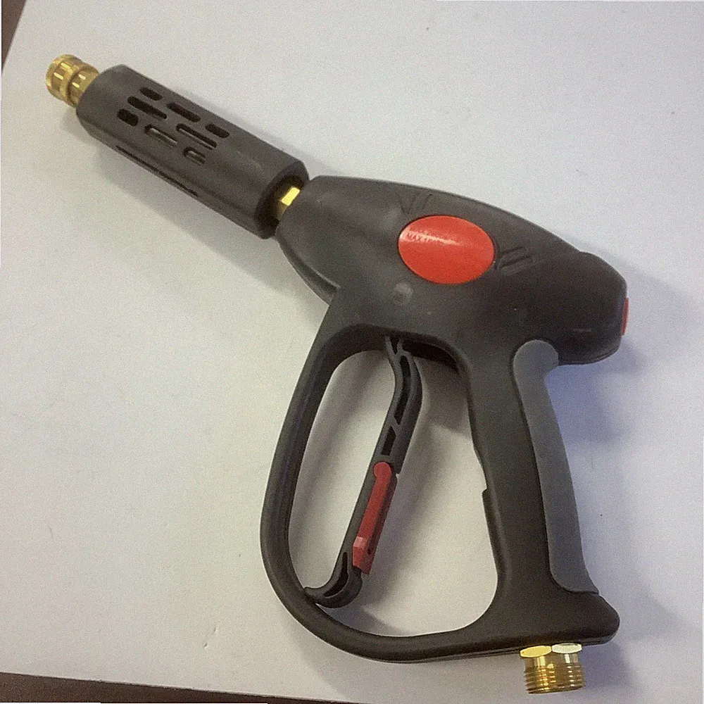 Sooprinse High Pressure Washer Gun 4000 PSI, 7 Inch Extension Red black