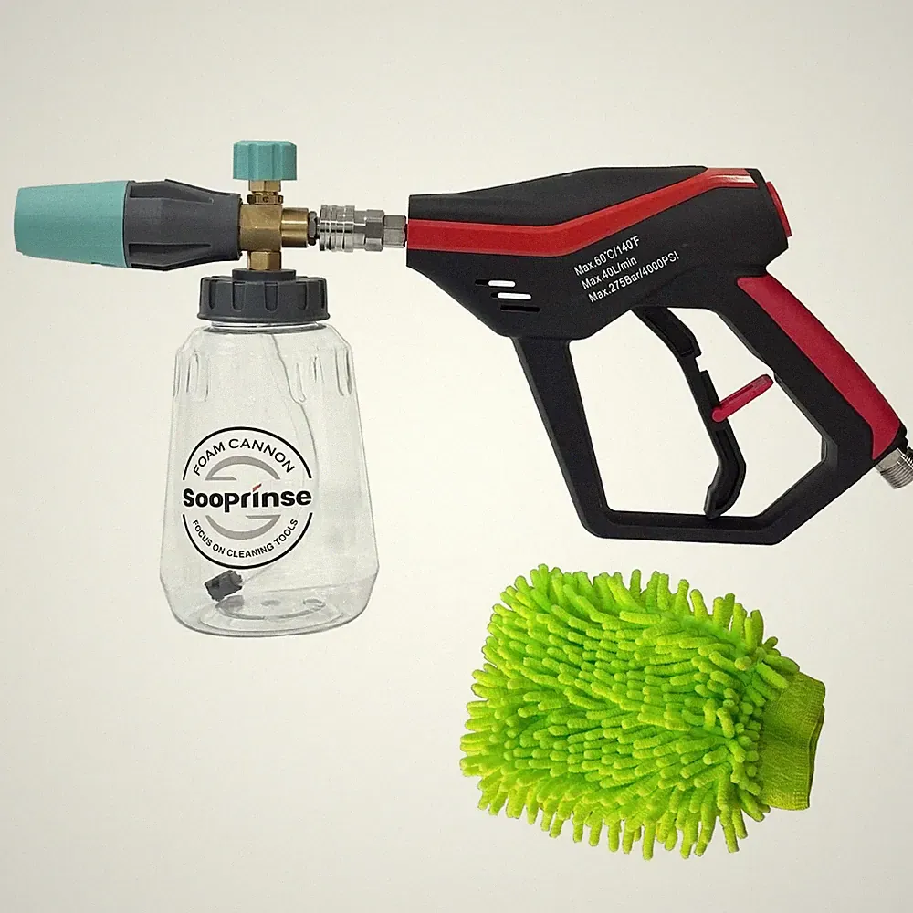 Sooprinse Pressure Washer Gun with Foam Cannon Snow Foam Lance, Short Pressur...